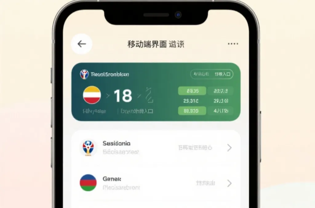 多语言世界杯比分入口与数据看板的移动端界面示意,浅色背景,信息层级分明,适合手机浏览